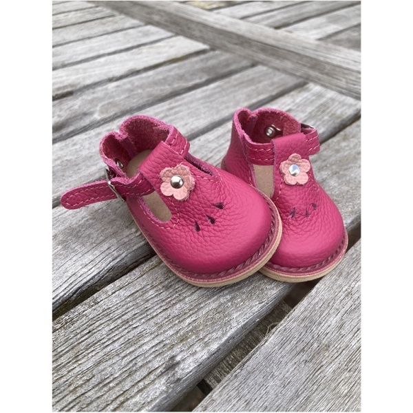 T-Bar Shoes by Wagner for 50cm Fuchsia
