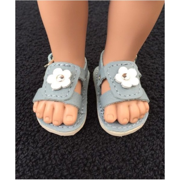 Open Sandals by Wagner for 35cm Blue