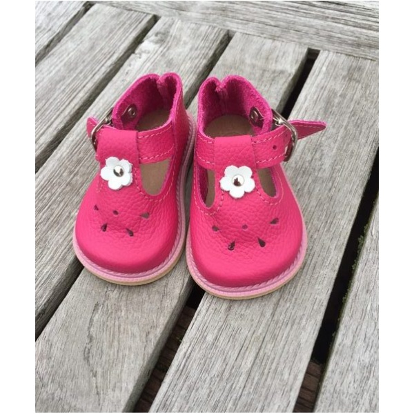 T-Bar Shoes by Wagner for 55cm Fuchsia