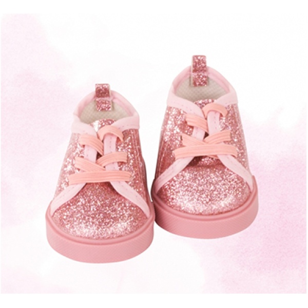 Pink Glitter Trainers 3403045