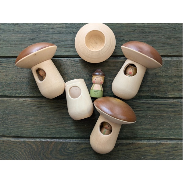 Mushroom House Gnezdo Toys